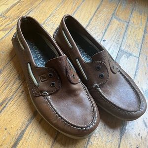Men’s Brown Leather Sperry shoes size 9